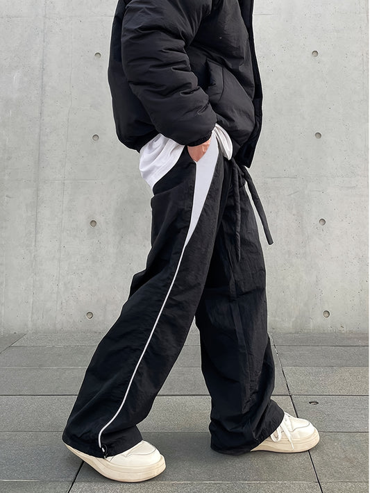 Y2K Korean Casual Parachute Pants Wide Leg Joggers Women