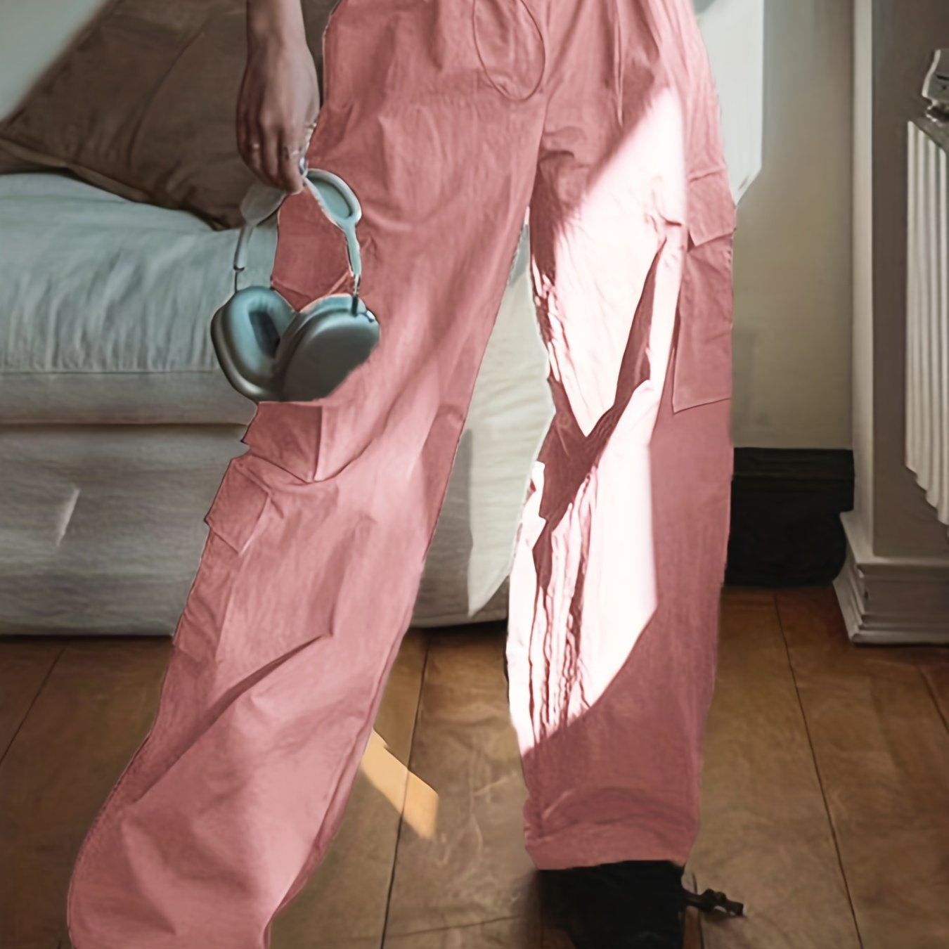 Y2K Cargo Parachute Pants for Women With Pockets All Day