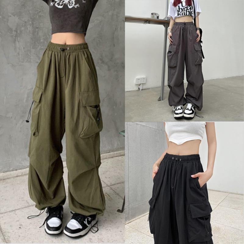 Streetwear Baggy Parachute Pants Wide Leg Joggers For All