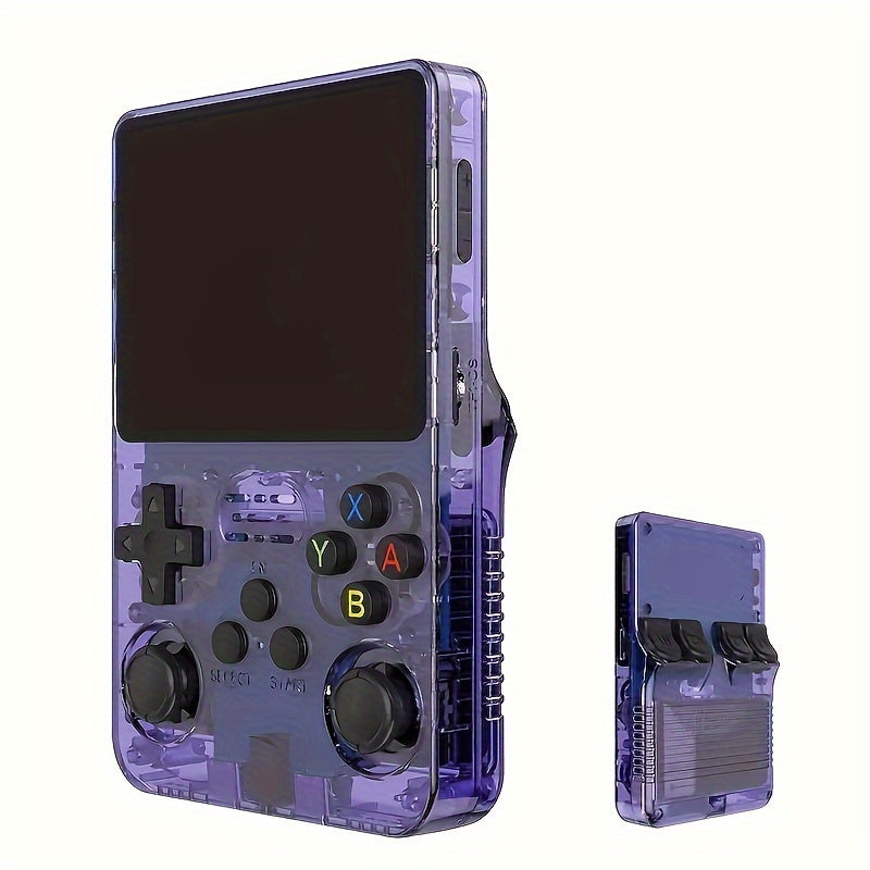 1pc R36S Retro Handheld Game Console: 3.5 Inch IPS Screen Linux System, Can Be Carried With You And Play At Any Time, A Gift For Friends, Enjoy A Good Time
