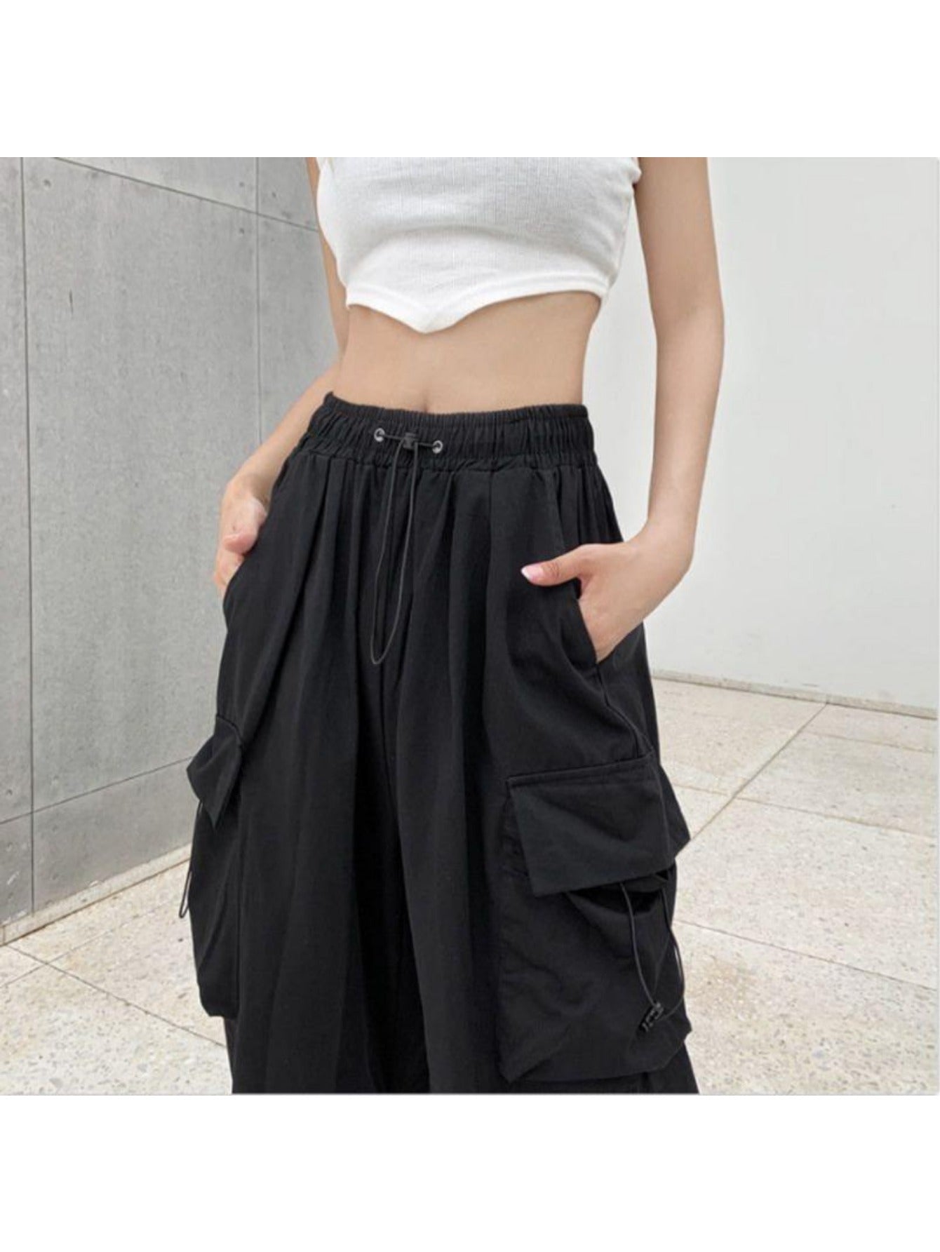 Streetwear Baggy Parachute Pants Wide Leg Joggers For All