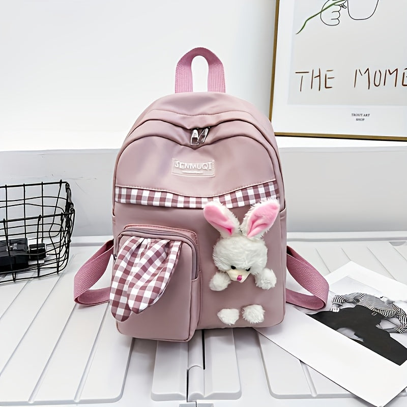 Cute Rabbit Backpack, Mini Backpack, Cartoon Bag Casual Daypack For Shopping, Travel, Outing And Leisure