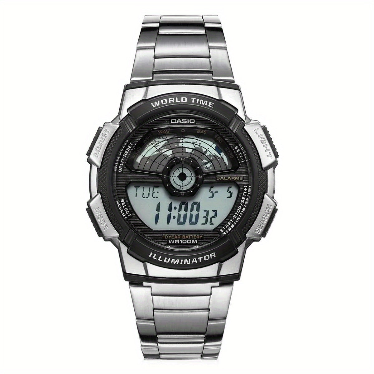 Casio AE Series Digital Sports Watch Water Resistant 100m