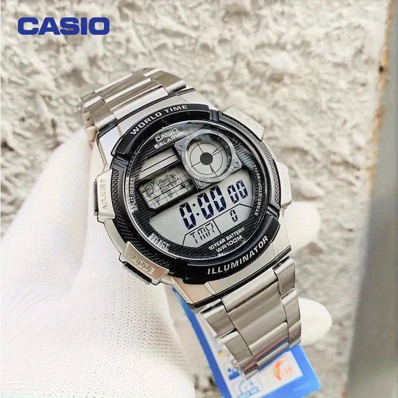 Casio AE Series Digital Sports Watch Water Resistant 100m