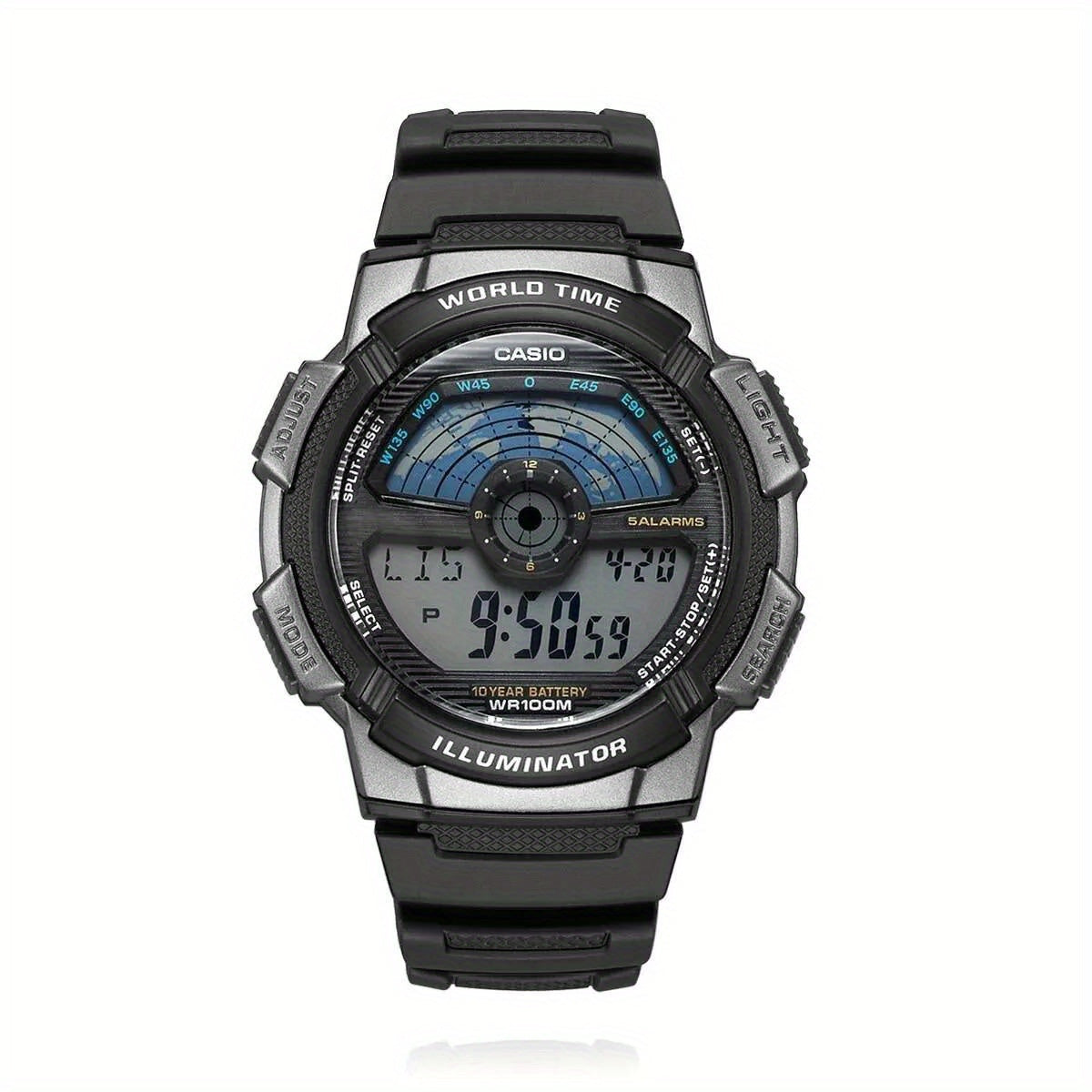 Casio AE Series Digital Sports Watch Water Resistant 100m