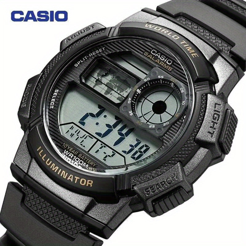 Casio AE Series Digital Sports Watch Water Resistant 100m