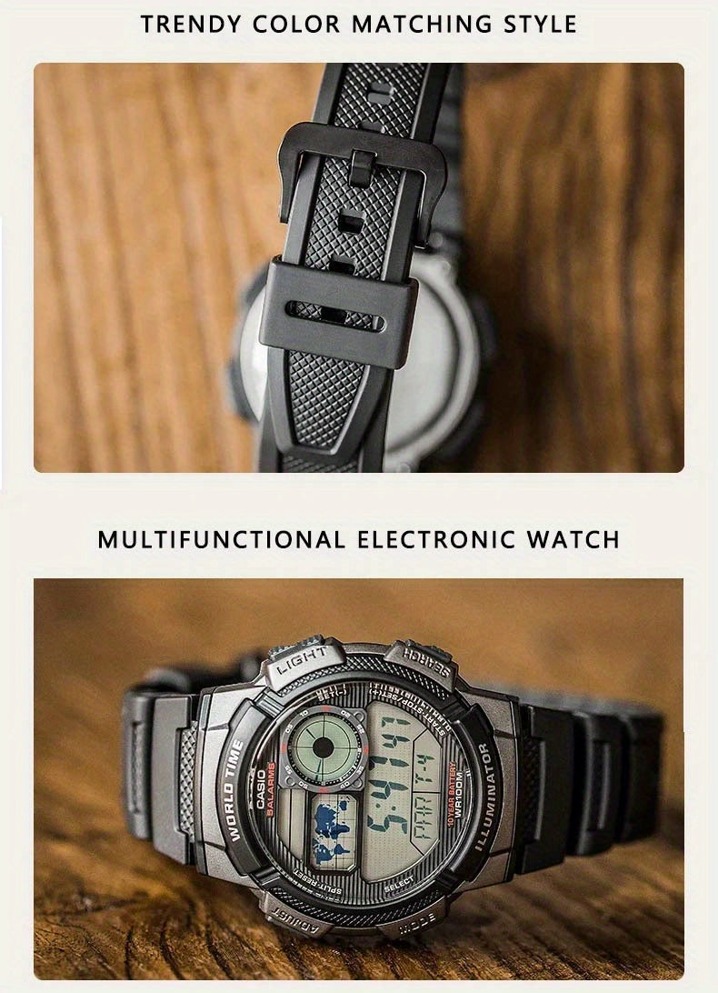 Casio AE Series Digital Sports Watch Water Resistant 100m