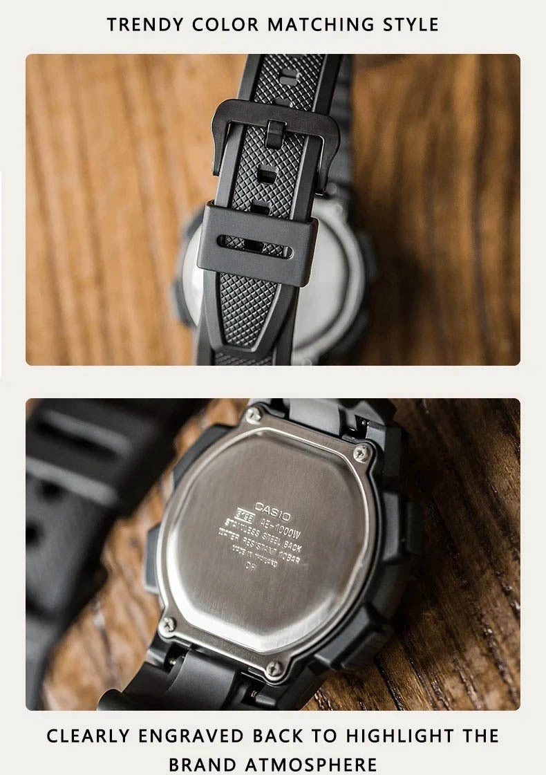 Casio AE Series Digital Sports Watch Water Resistant 100m