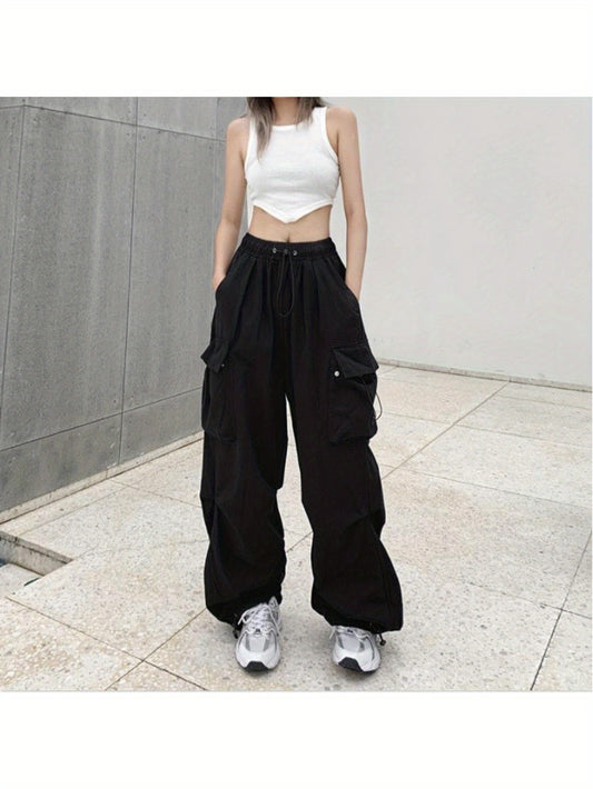 Streetwear Baggy Parachute Pants Wide Leg Joggers For All