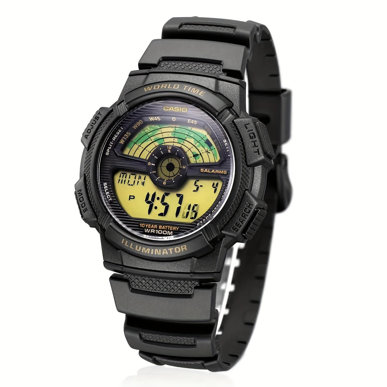 Casio AE Series Digital Sports Watch Water Resistant 100m