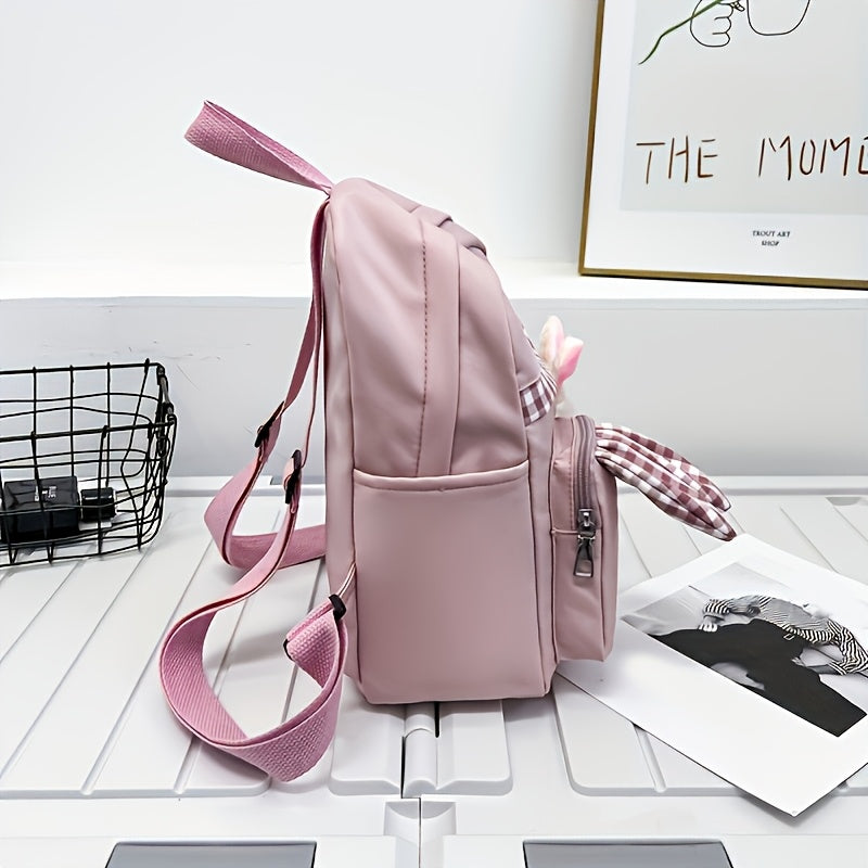 Cute Rabbit Backpack, Mini Backpack, Cartoon Bag Casual Daypack For Shopping, Travel, Outing And Leisure