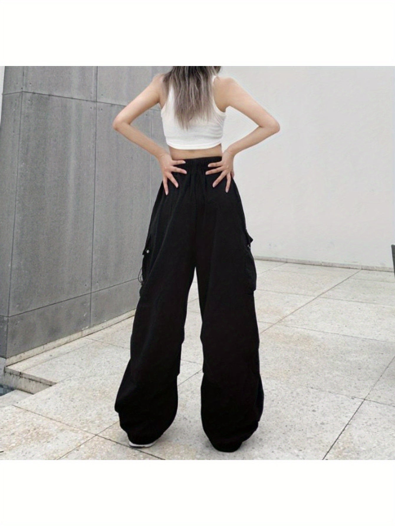 Streetwear Baggy Parachute Pants Wide Leg Joggers For All