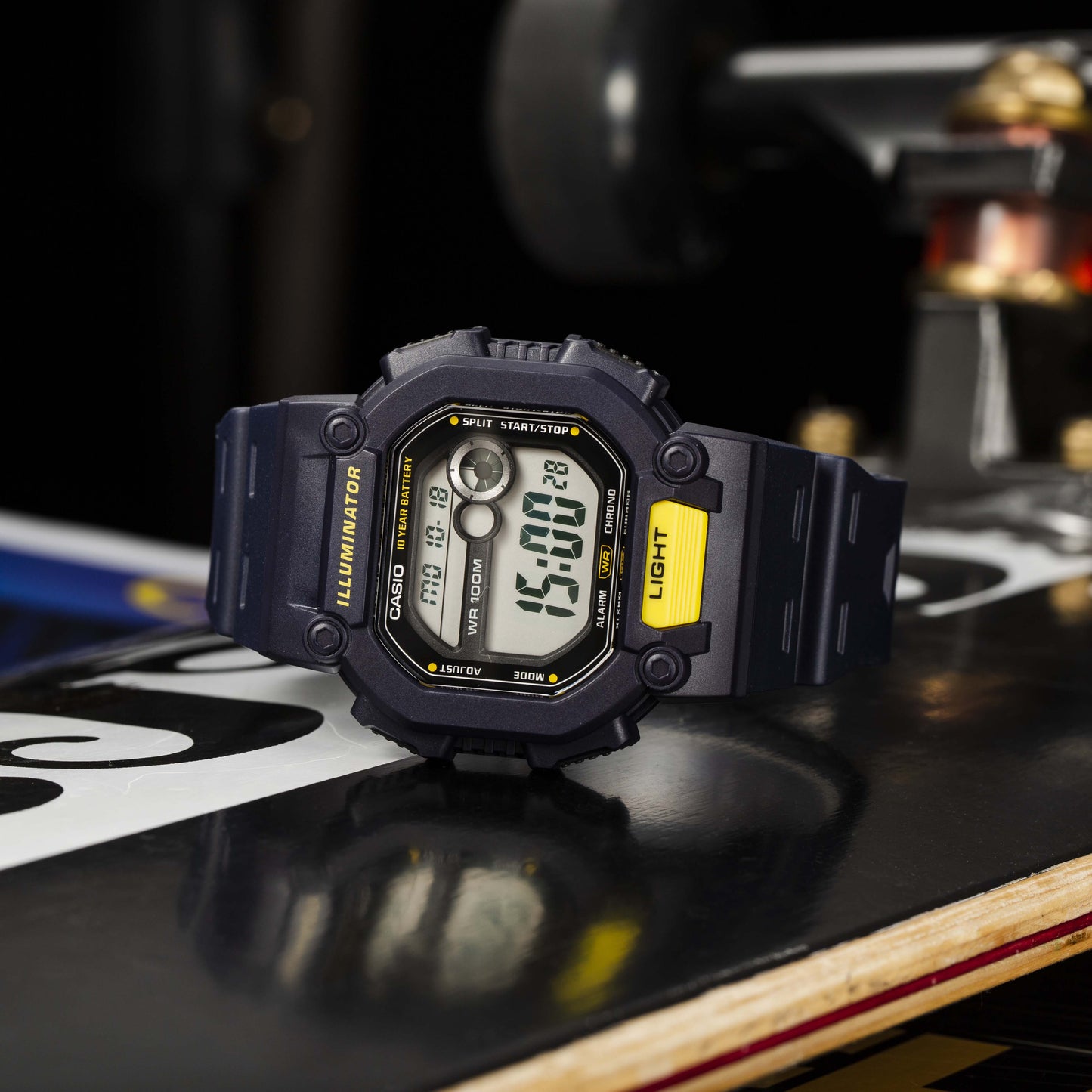 Casio Chronograph Watch Water Resistant 50M Digital Alarm