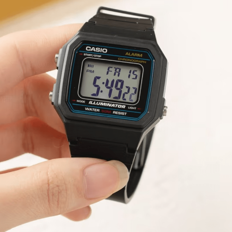 Casio Chronograph Watch Water Resistant 50M Digital Alarm