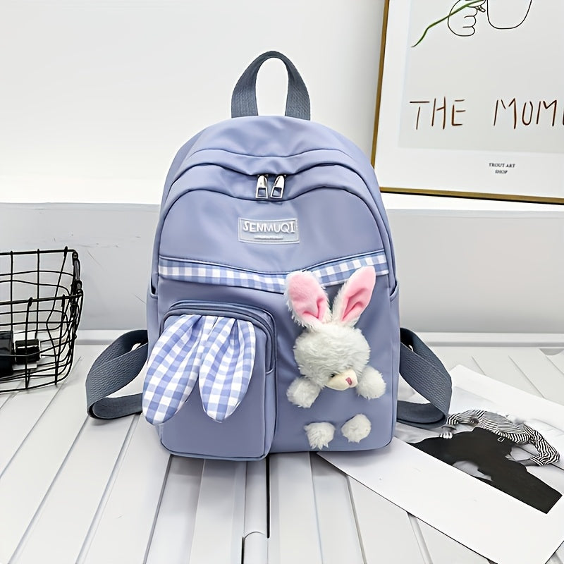 Cute Rabbit Backpack, Mini Backpack, Cartoon Bag Casual Daypack For Shopping, Travel, Outing And Leisure