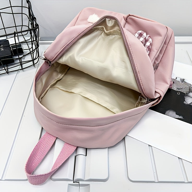 Cute Rabbit Backpack, Mini Backpack, Cartoon Bag Casual Daypack For Shopping, Travel, Outing And Leisure