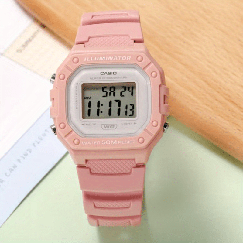 Casio Classic Chronograph Watch Womens Digital Sports 50M