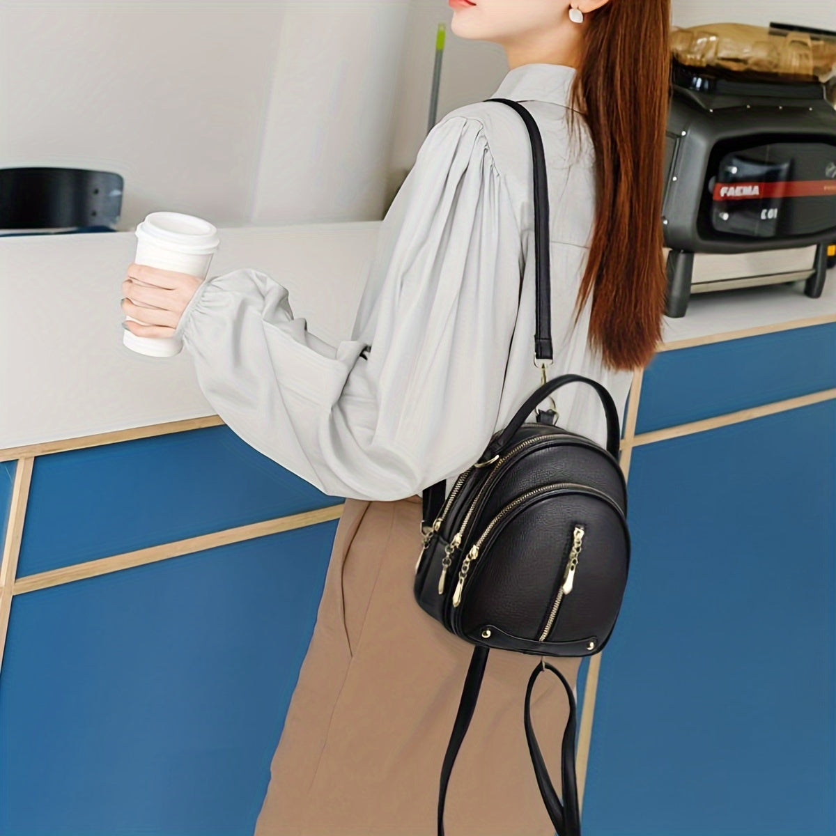 Elegant High Quality Small Backpack For Women Crossbody Bag