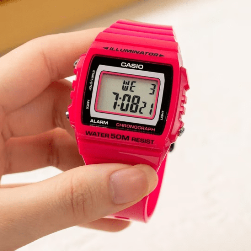 Casio Classic Chronograph Watch Womens Digital Sports 50M