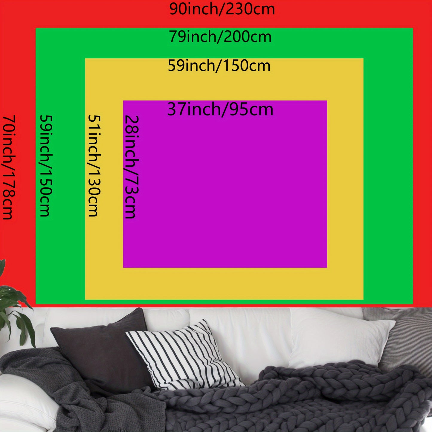 1pc  Waterfall With Rainbow Forest Nightscape Fluorescent Tapestry, Galaxy Nature Landscape Polyster UV Blacklight Tapestry, Holiday Gift, Wall Hanging For Living Room Bedroom Office Home Decor/Room Decor/Party Decor, With Fr