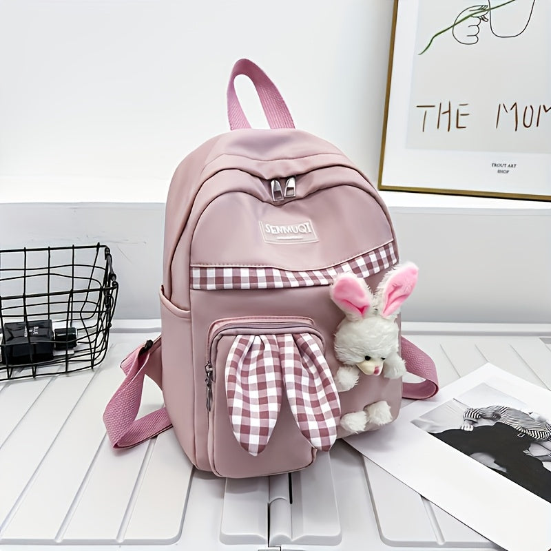 Cute Rabbit Backpack, Mini Backpack, Cartoon Bag Casual Daypack For Shopping, Travel, Outing And Leisure
