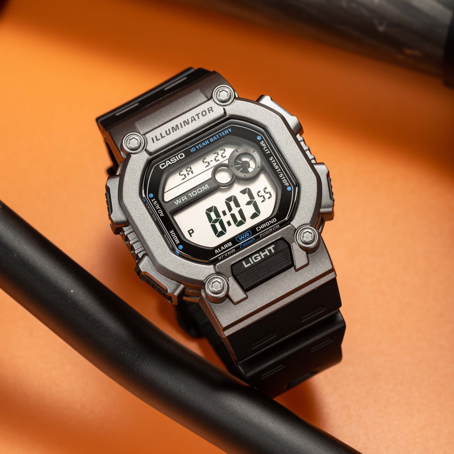 Casio Chronograph Watch Water Resistant 50M Digital Alarm