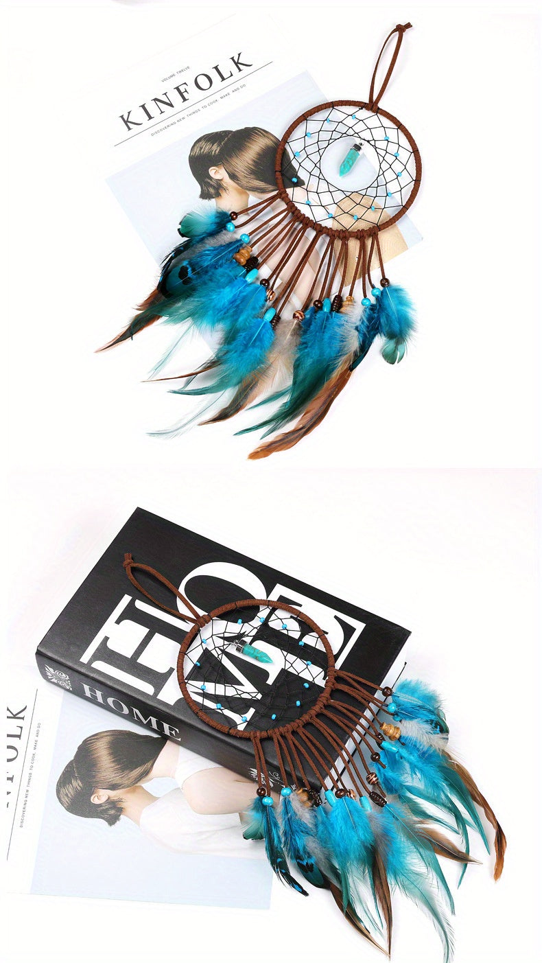 Dream Catcher, Wall Hanging Decoration,  Star Moon Dream Catchers For Bedroom, Ornament Craft Gift Living Room, Bedroom, Dormitory, Classroom, Christmas Wedding Gifts For Girls Boys