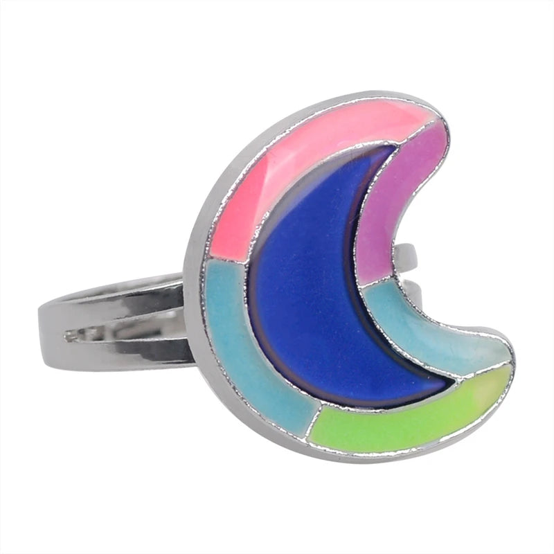 Yinyang Mood Ring Color Change Mood Ring Adjustable Emotion Feeling Changeable Temperature Ring 1PC Dropshipping