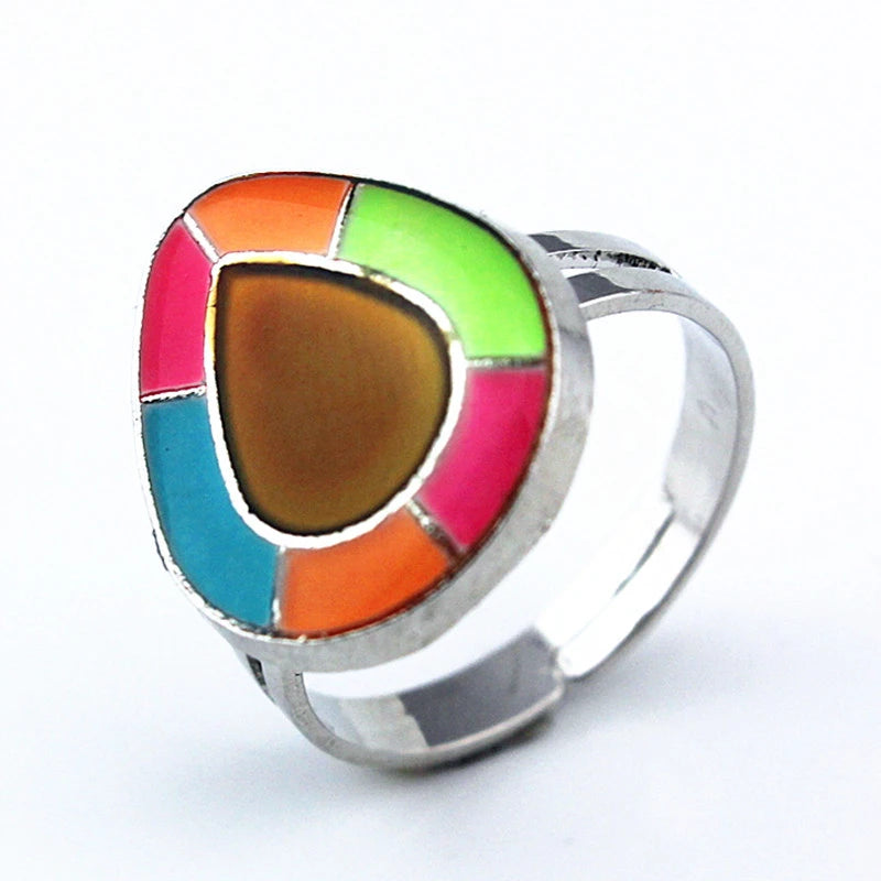 Yinyang Mood Ring Color Change Mood Ring Adjustable Emotion Feeling Changeable Temperature Ring 1PC Dropshipping
