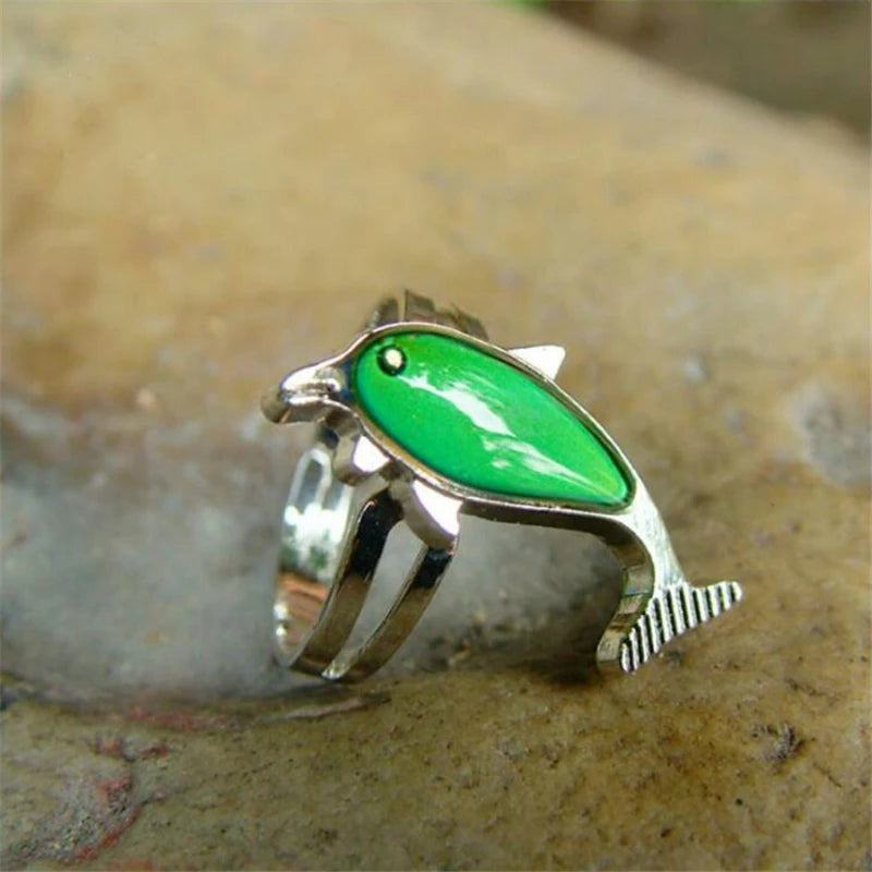 Yinyang Mood Ring Color Change Mood Ring Adjustable Emotion Feeling Changeable Temperature Ring 1PC Dropshipping