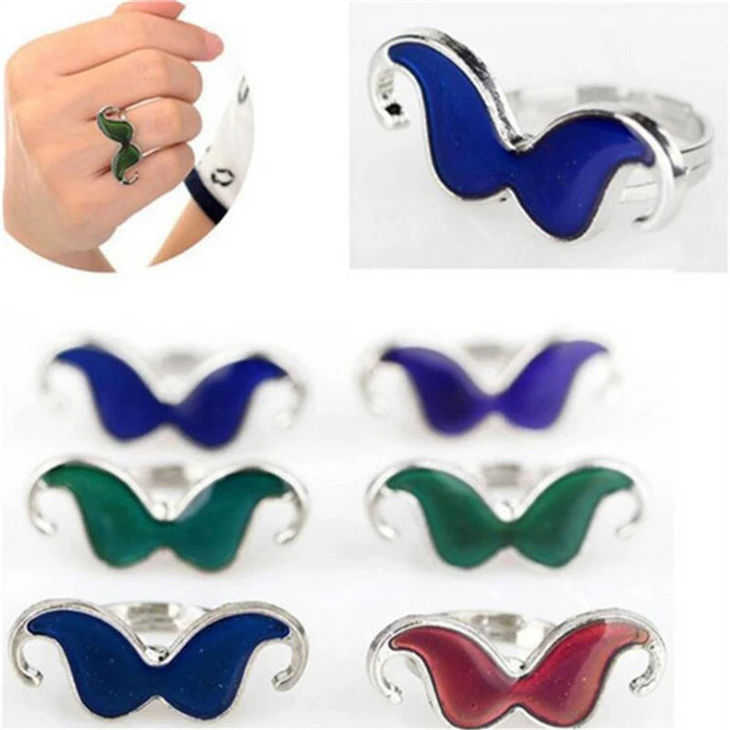Yinyang Mood Ring Color Change Mood Ring Adjustable Emotion Feeling Changeable Temperature Ring 1PC Dropshipping