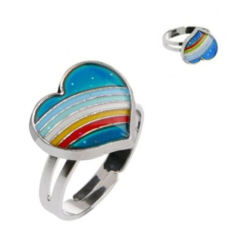 Yinyang Mood Ring Color Change Mood Ring Adjustable Emotion Feeling Changeable Temperature Ring 1PC Dropshipping