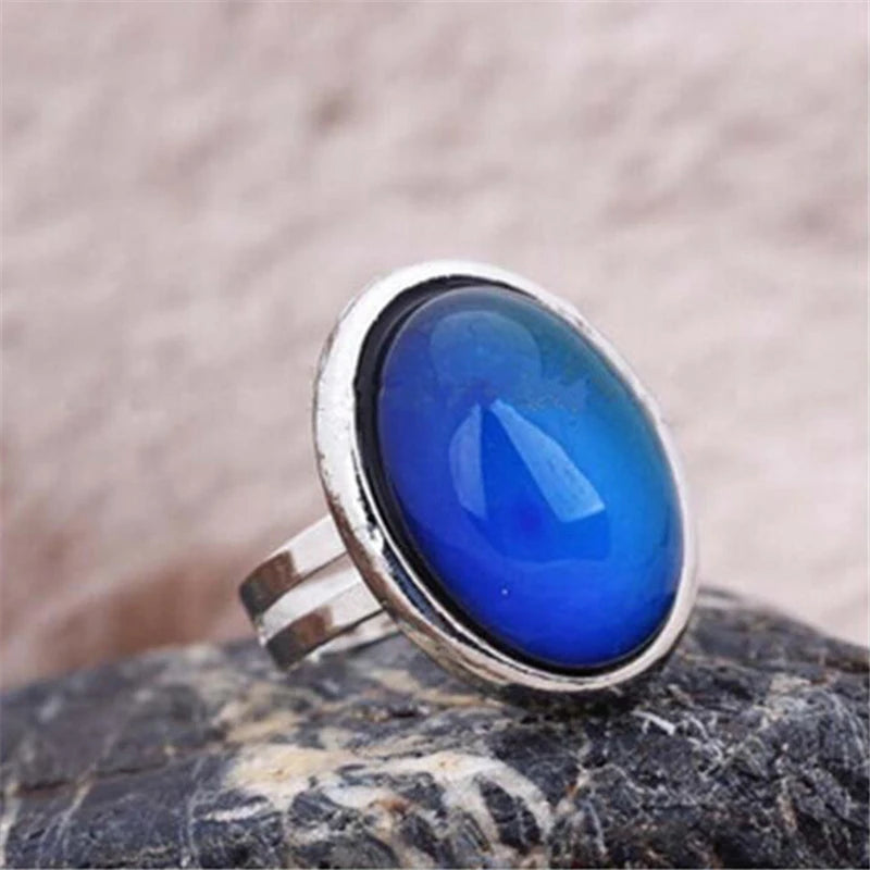 Yinyang Mood Ring Color Change Mood Ring Adjustable Emotion Feeling Changeable Temperature Ring 1PC Dropshipping