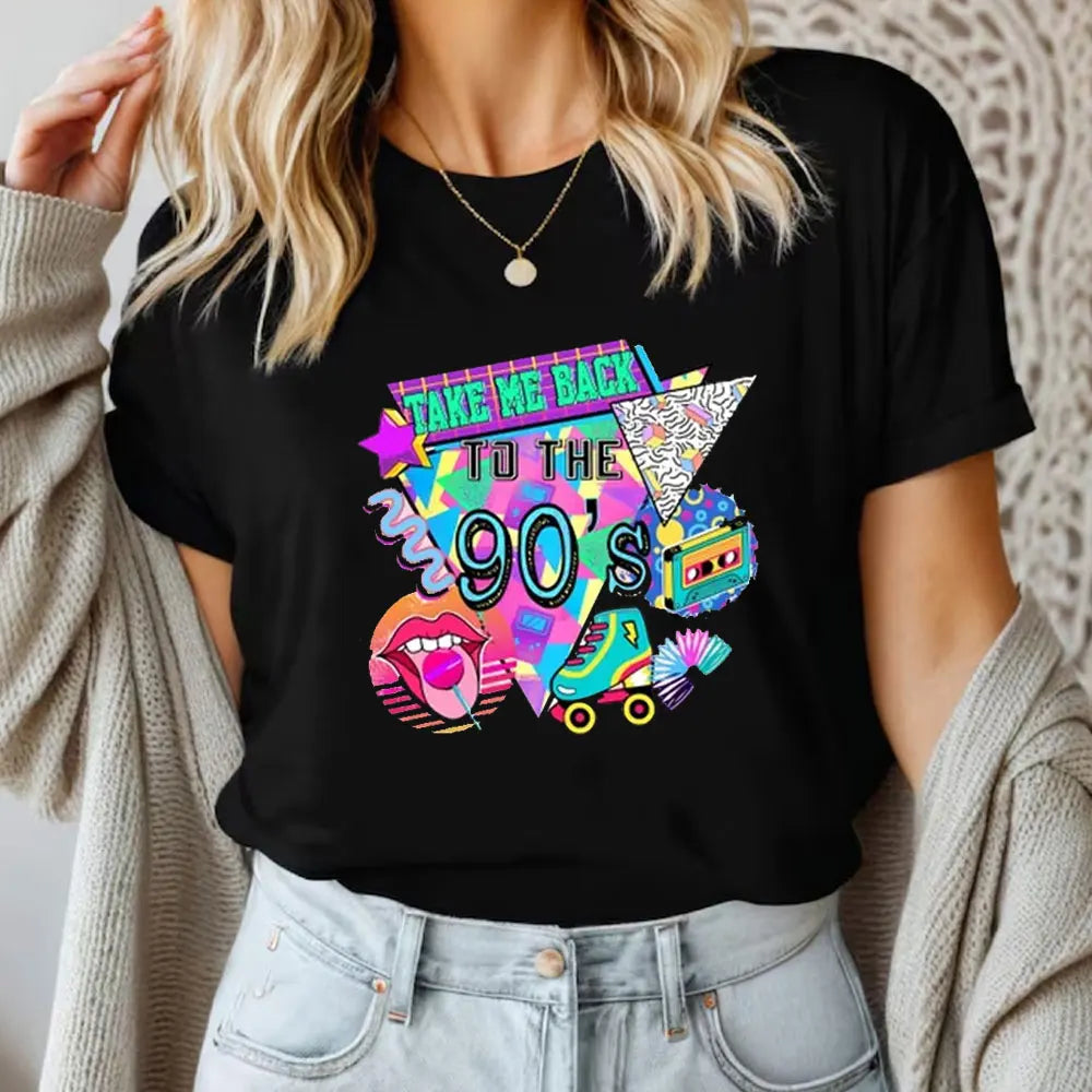 Women's T-shirt I Love 90s The Mens Clothes Music Graphic Tees Men Clothing Birthday Gift Funny Gifts Vintage Cotton Shirts Tees