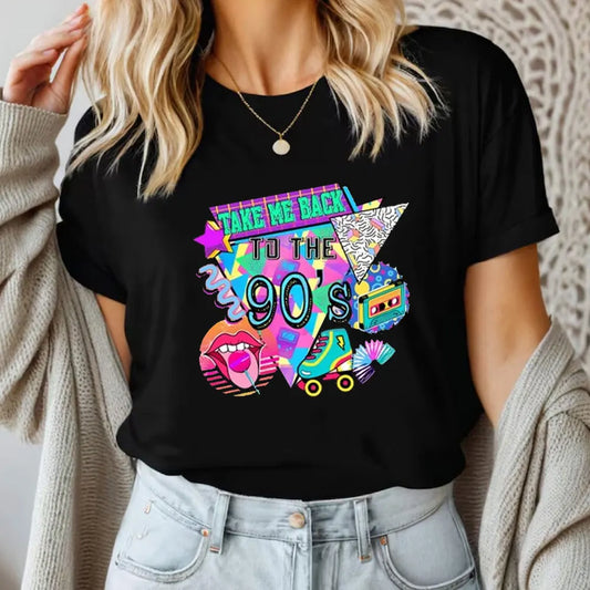 Women's T-shirt I Love 90s The Mens Clothes Music Graphic Tees Men Clothing Birthday Gift Funny Gifts Vintage Cotton Shirts Tees