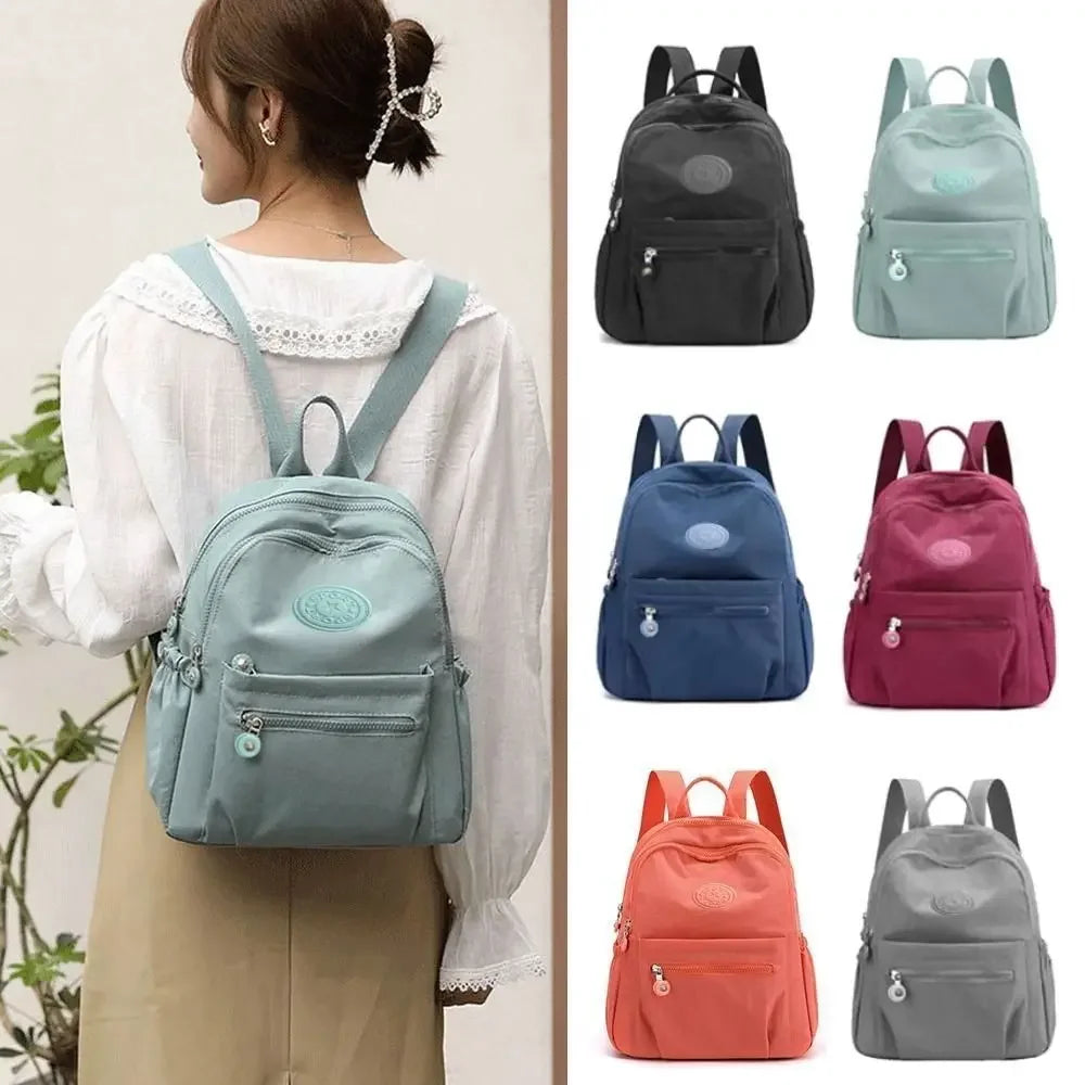 Small Backpack Women Man Travel Large Capacity Rucksack School Shoulder Bag Casual Fashion Mini Daypack
