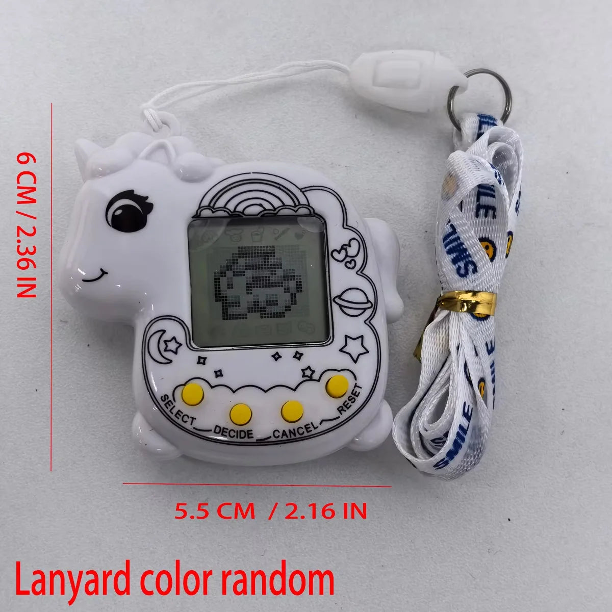 Mini Tamagotchi Virtual Transparent Electronic Pet Handheld Training Game Nostalgic 168Pet Pet Machiner Funny Toys For Kids Gift