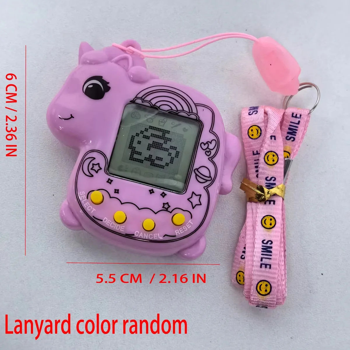 Mini Tamagotchi Virtual Transparent Electronic Pet Handheld Training Game Nostalgic 168Pet Pet Machiner Funny Toys For Kids Gift