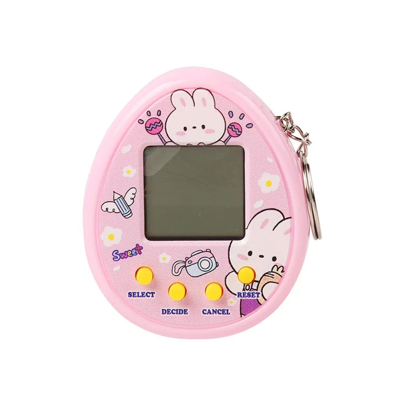 Electronic Pets Game Toys Virtual Tamagotchi Original Digital Animals Toys Mini Screen Game Machine Keychain Children's Toys