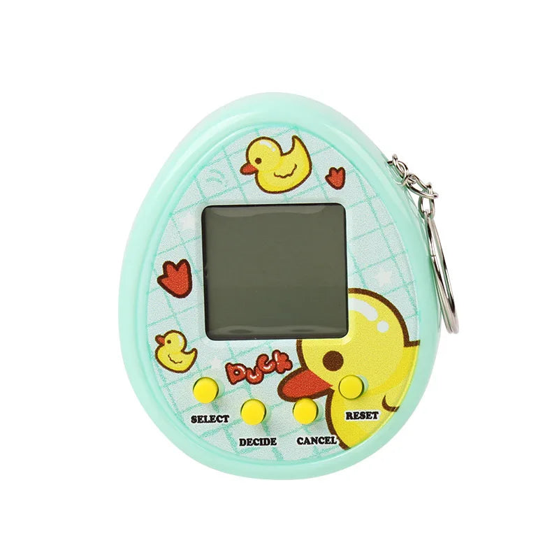 Electronic Pets Game Toys Virtual Tamagotchi Original Digital Animals Toys Mini Screen Game Machine Keychain Children's Toys
