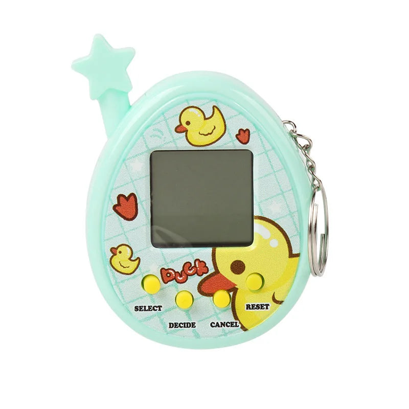 Electronic Pets Game Toys Virtual Tamagotchi Original Digital Animals Toys Mini Screen Game Machine Keychain Children's Toys