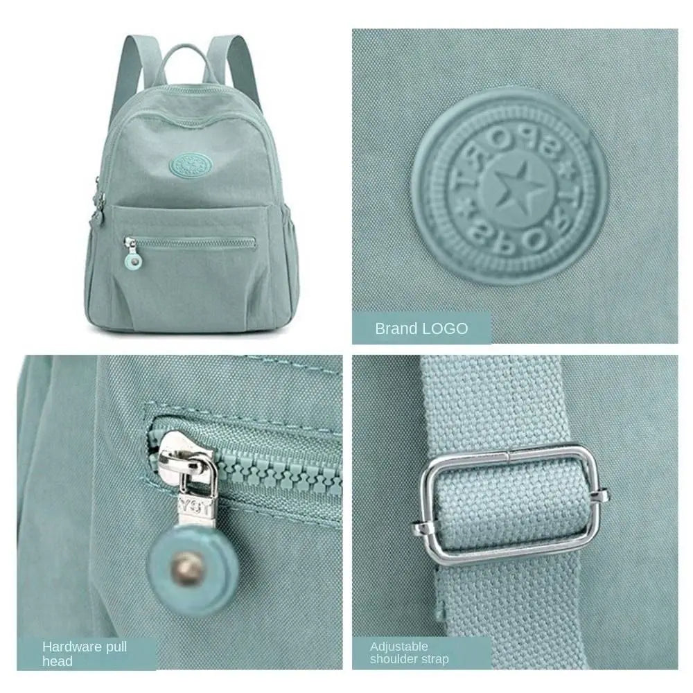 Small Backpack Women Man Travel Large Capacity Rucksack School Shoulder Bag Casual Fashion Mini Daypack