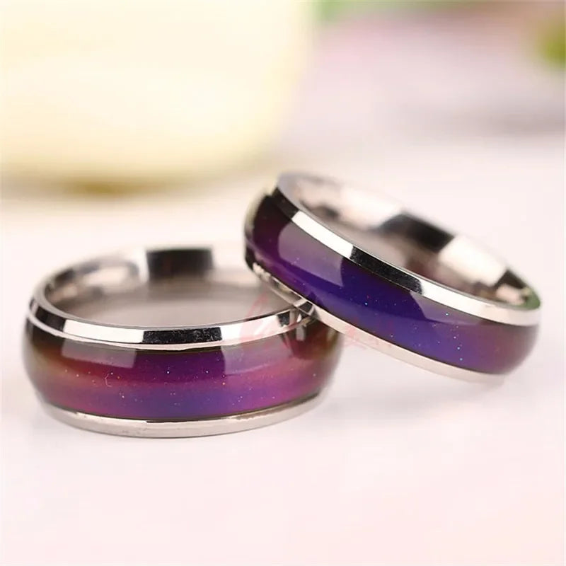 Fine Jewelry Mood Ring Color Change Emotion Feeling Mood Ring Changeable Band Temperature Ring jewelry