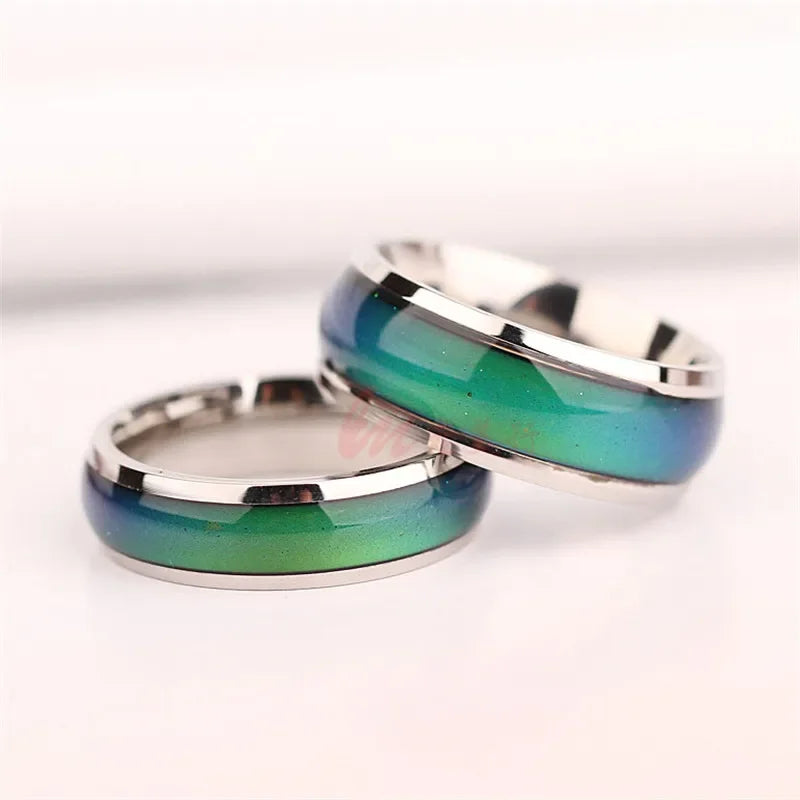 Fine Jewelry Mood Ring Color Change Emotion Feeling Mood Ring Changeable Band Temperature Ring jewelry