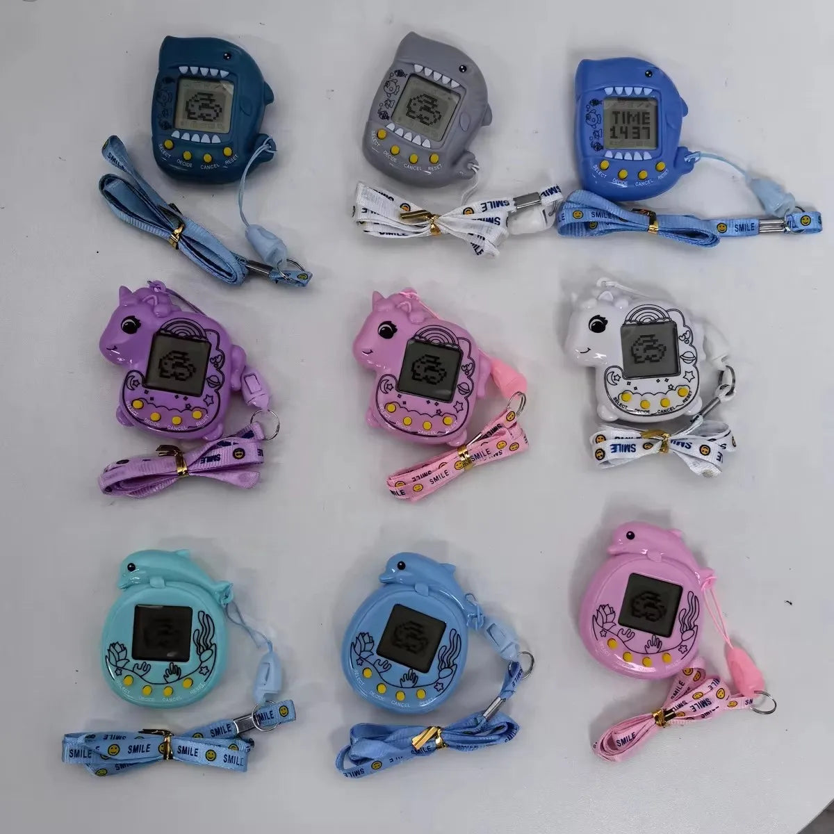 Mini Tamagotchi Virtual Transparent Electronic Pet Handheld Training Game Nostalgic 168Pet Pet Machiner Funny Toys For Kids Gift