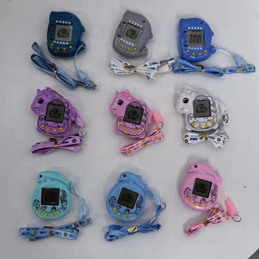Mini Tamagotchi Virtual Transparent Electronic Pet Handheld Training Game Nostalgic 168Pet Pet Machiner Funny Toys For Kids Gift