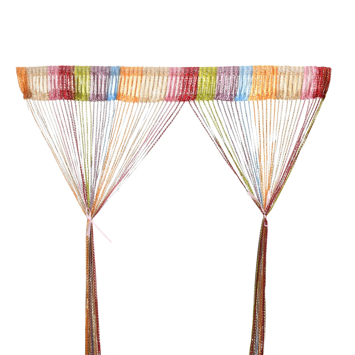 1x2m Beaded String Curtain Door Curtain Beads Thread Tassel Curtains Window Wall Panel Room Divider Doorway Home Wedding Decor