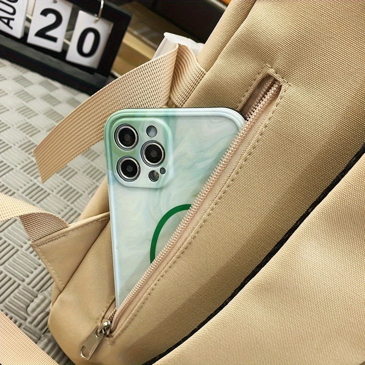 Backpack Simple Large Capacity Sports Travel Backpack Junior High School Leisure Backpack Tutorial Bag