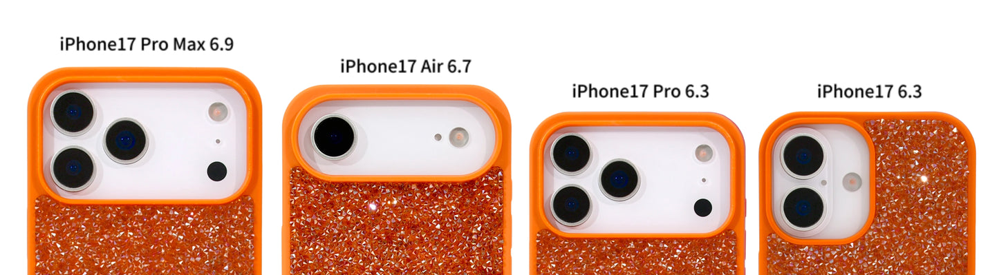 Luxury Rhinestone Phone Case For Iphone 17 16 Pro Max 15 14 13 Pro Cute Teenage Girl Bling Rhinestone Love Heart Shockproof Case