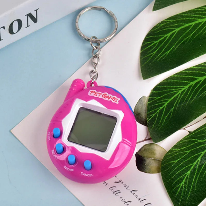 Transparent Electronic Pets 168 In One Nostalgic Pixel Toy